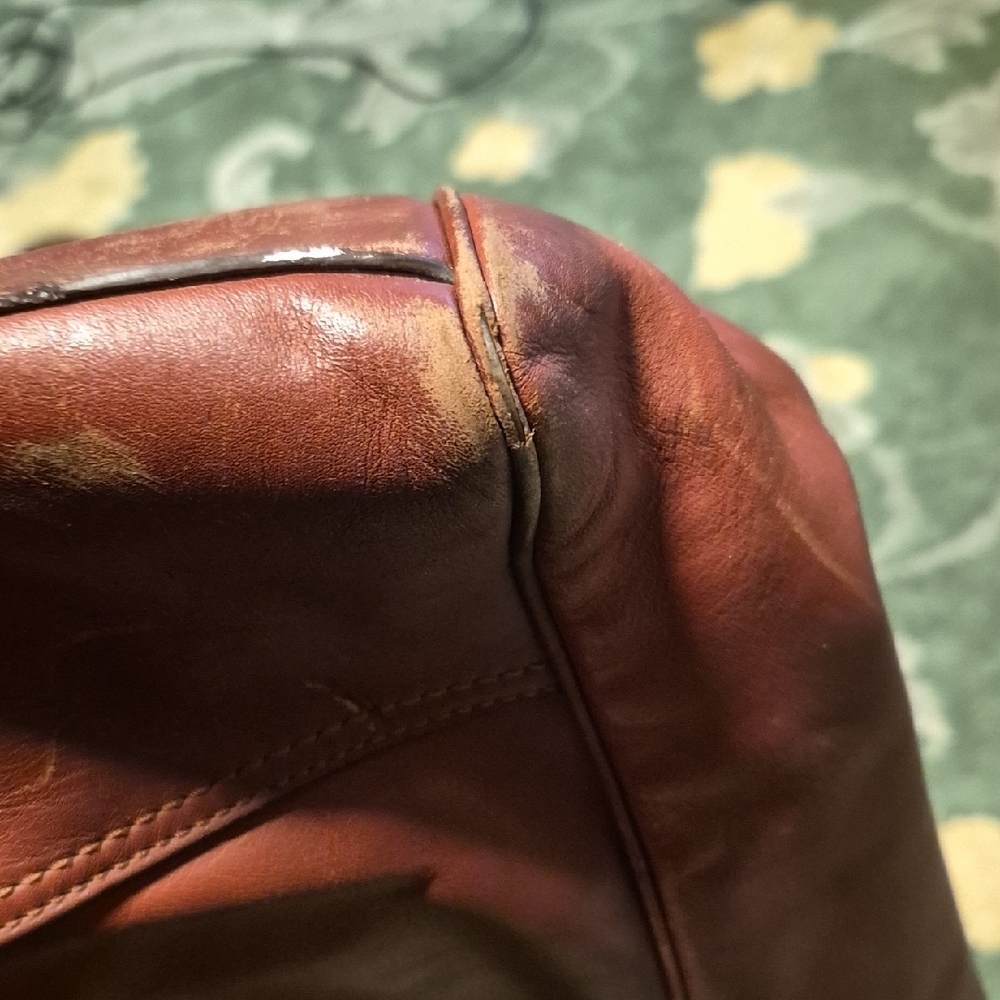 Coach Rich Brown Leather Shoulder Bag - Picture 13 of 15